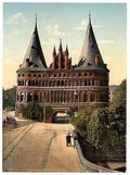 Vintage Holstengate Lubeck A4 Photo Print