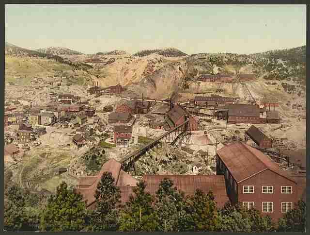 Vintage Homestake Mine South Dakota A4 Photo Print