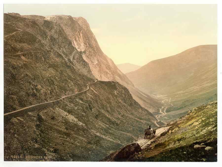 Vintage Honister Pass Lake District England A4 Photo Print