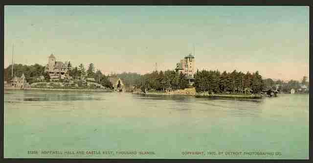 Vintage Hopewell Hall and Castle Rest Thousand Islands A4 Photo Print