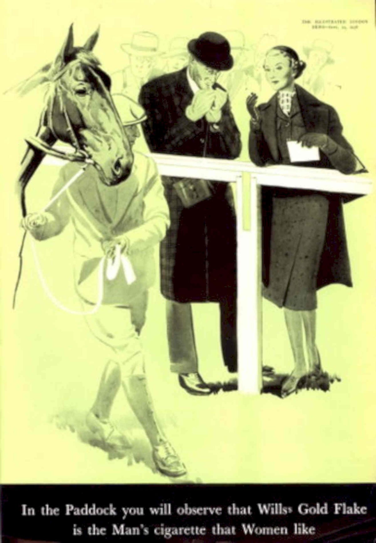 Vintage Horse Racing 1930s Vintage Retro Advert Poster