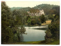 Vintage Hotel From Gardens Grangeoversands England A4 Photo Print