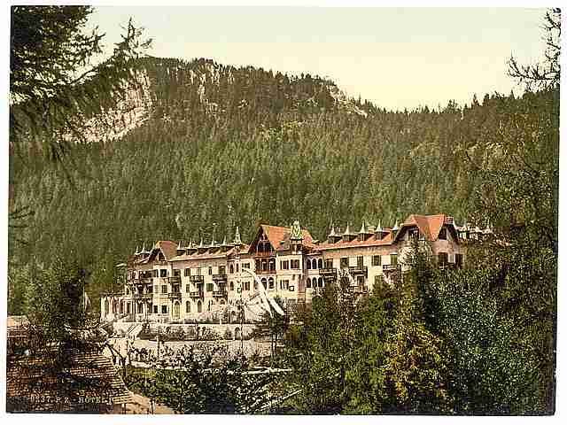 Vintage Hotel Penegal Tyrol A4 Photo Print