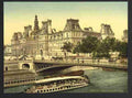 Vintage Hotel de ville Paris A4 Photo Print