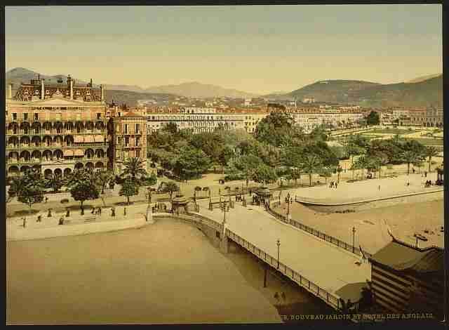 Vintage Hotel des Anglais Nice A4 Photo Print