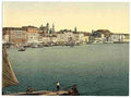 Vintage Hotels on the Schiavoni Venice A4 Photo Print