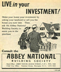Vintage House Investment 1940s Vintage Retro Advert Poster