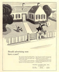 Vintage House Men 1960s Vintage Retro Advert