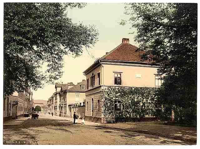 Vintage House of Liszt Weimar Thuringia A4 Photo Print