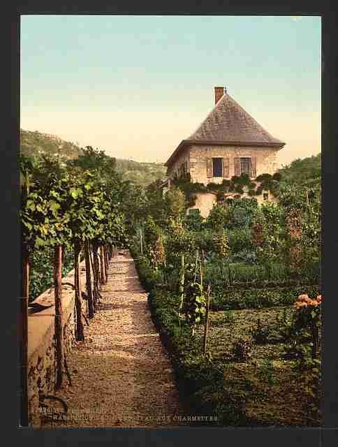 Vintage House of Rousseau Charmelles Chambery A4 Photo Print