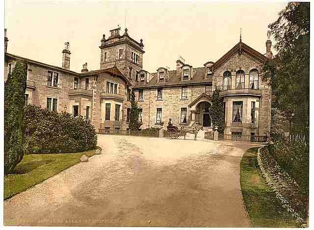 Vintage Hydropathic Building Bridge of Allan A4 Photo Print