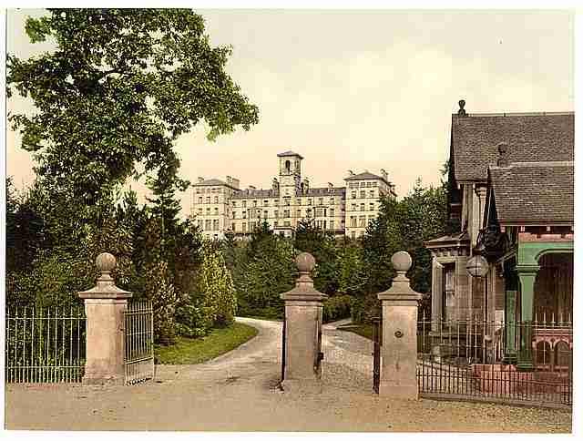 Vintage Hydropathic Dunblane Cathedral A4 Photo Print