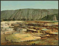 Vintage Hymen Terrace I Yellowstone National Park A4 Photo Print