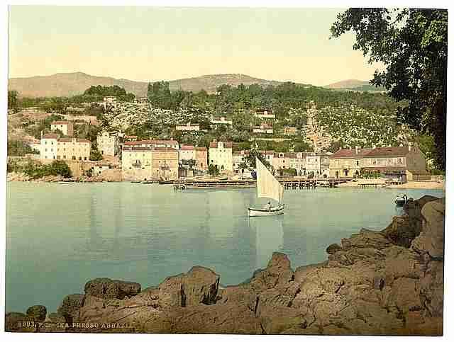 Vintage Ika near Abbazia Istria A4 Photo Print