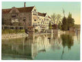 Vintage Insel Hotel Constance Baden A4 Photo Print