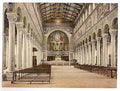 Vintage Interior Basilica Church Munich Bavaria A4 Photo Print