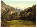 Vintage Interlaken Bernese Oberland 3 A4 Photo Print