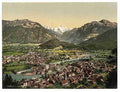Vintage Interlaken Bernese Oberland Switzerland A4 Photo Print