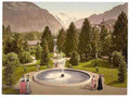 Vintage Interlaken Kursall I Bernese Oberland A4 Photo Print