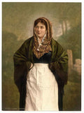 Vintage Irish Colleen A4 Photo Print