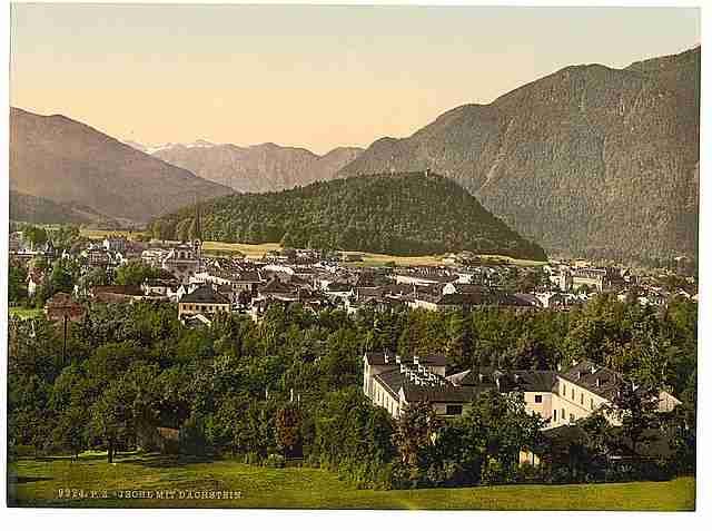 Vintage Ischl Upper Austria A4 Photo Print