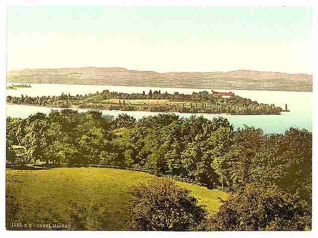 Vintage Isle of Mainau Constance Baden A4 Photo Print