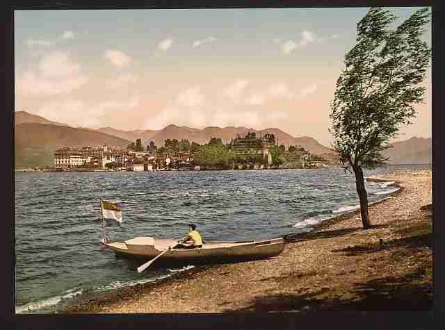 Vintage Isola Bella II Lake Maggiore A4 Photo Print