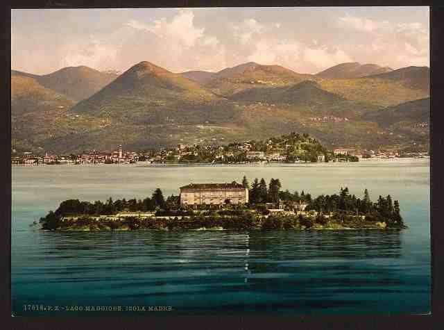 Vintage Isola Madre II Lake Maggiore A4 Photo Print