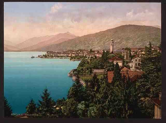 Vintage Isola PallanzaLake Maggiore A4 Photo Print