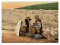 Vintage Itinerant shoemaker of Jerusalem A4 Photo Print