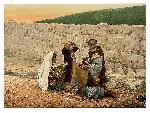 Vintage Itinerant shoemaker of Jerusalem A4 Photo Print