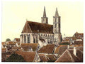 Vintage Jacobs Church Rothenburg Bavaria A4 Photo Print