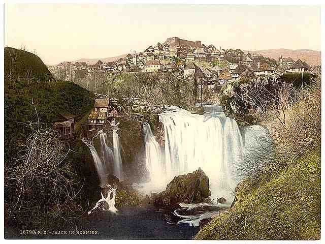 Vintage Jajce Bosnia A4 Photo Print