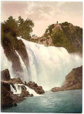 Vintage Jajce a waterfall Bosnia A4 Photo Print