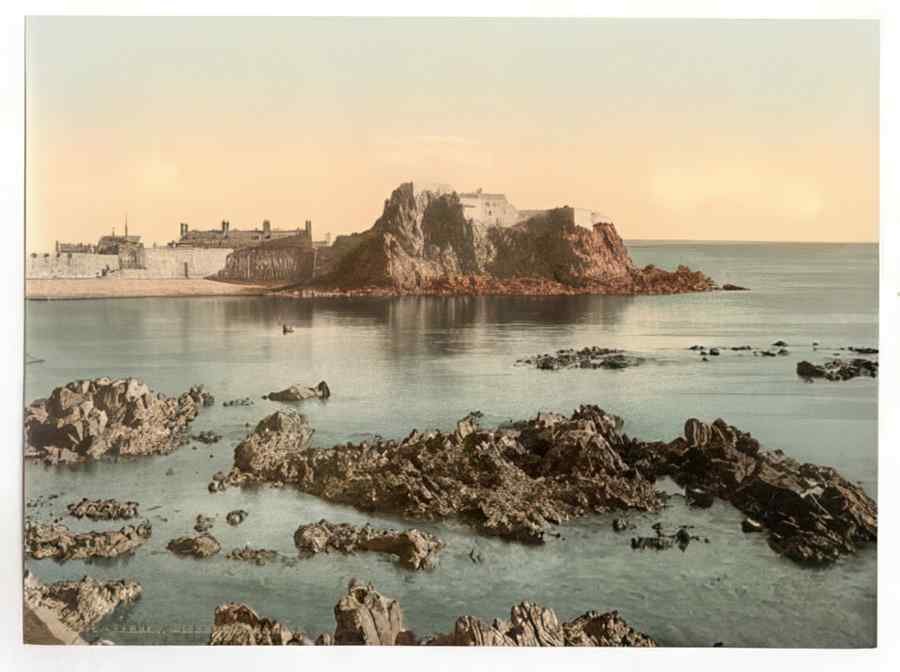 Vintage Jersey Elizabeth Castle St Heliers Channel Islands England A4 Photo Print