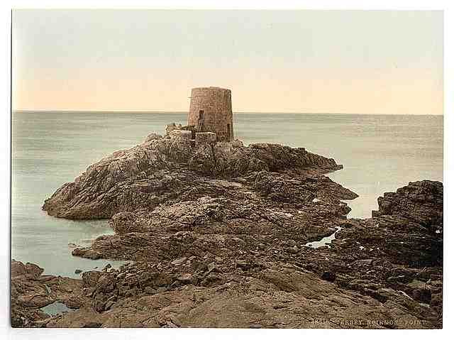 Vintage Jersey Noirmont Point Channel Islands A4 Photo Print