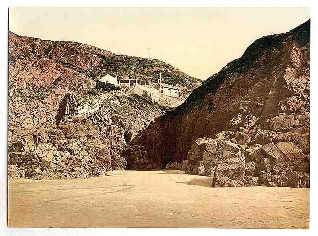 Vintage Jersey Plemont II Channel Islands A4 Photo Print