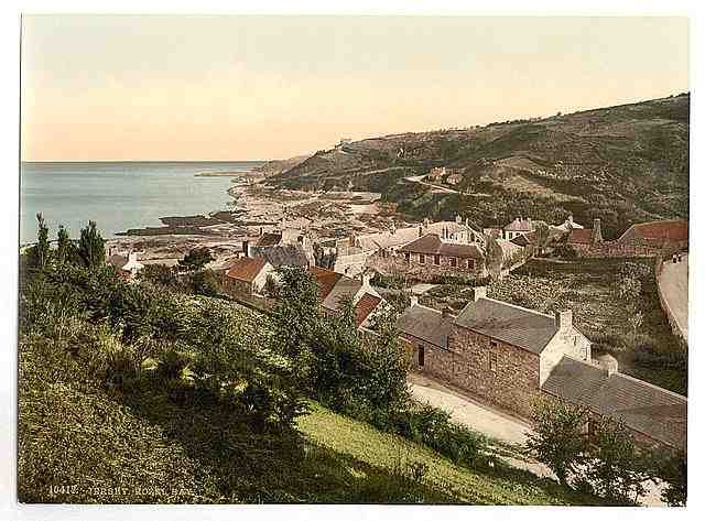 Vintage Jersey Rozel Bay Channel Islands A4 Photo Print