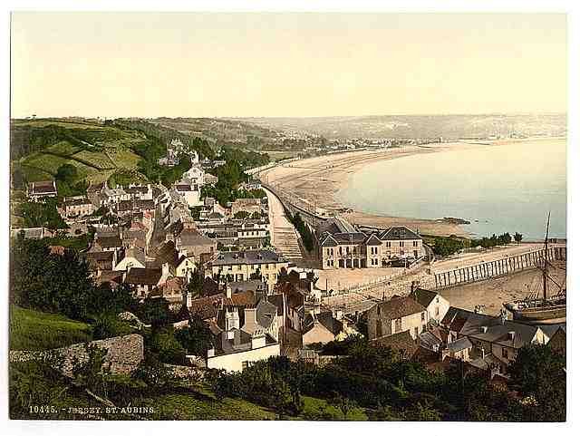 Vintage Jersey Saint Aubins II Channel Islands A4 Photo Print