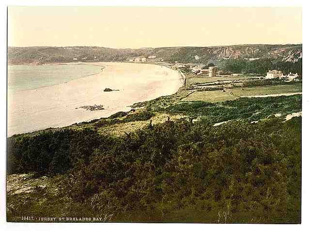 Vintage Jersey Saint Brelades Bay Channel Islands A4 Photo Print