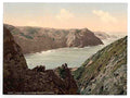 Vintage Jersey coast from the Devils Hole Channel Islands A4 Photo Print