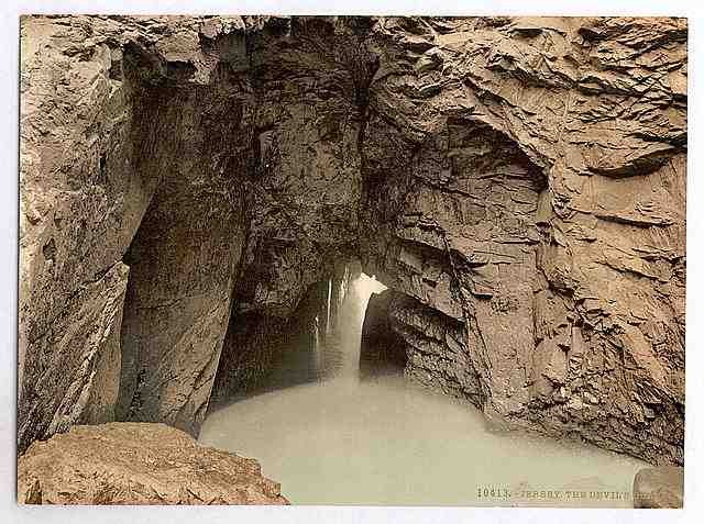 Vintage Jersey the Devils Hole Channel Islands A4 Photo Print