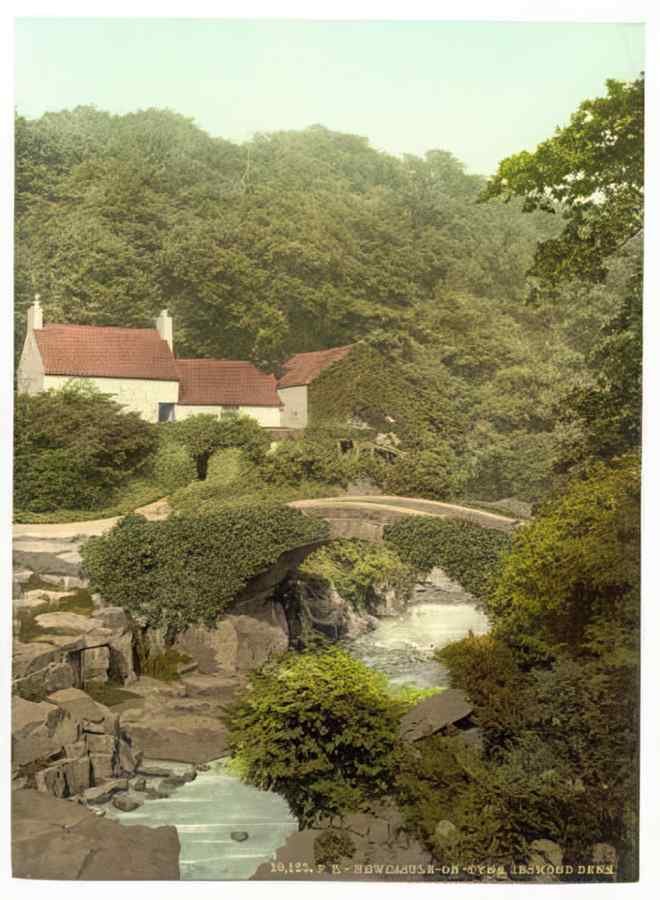 Vintage Jesmond DeneMill 2 Newcastleontyne England A4 Photo Print