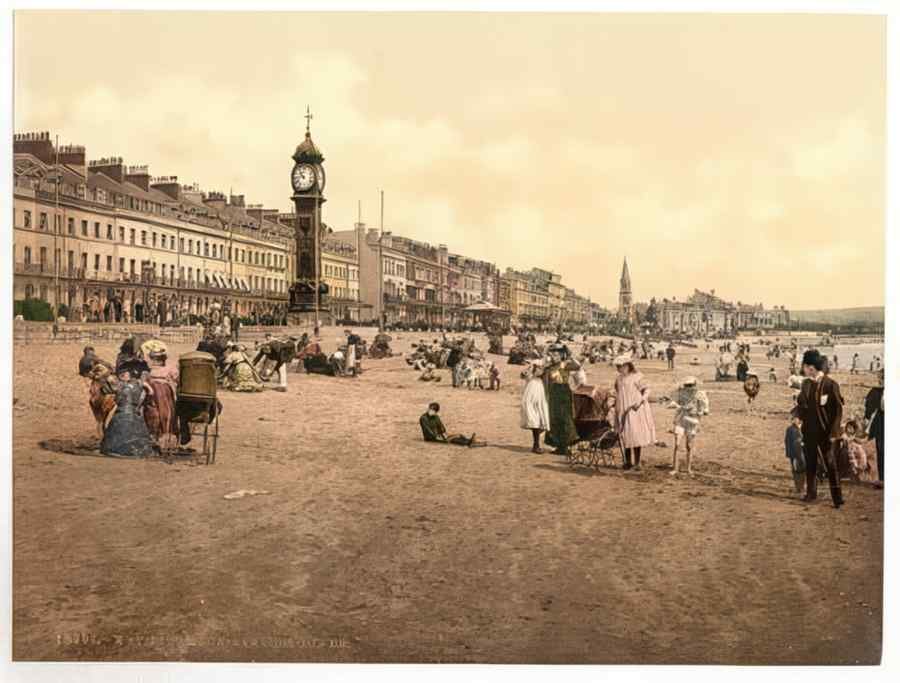 Vintage Jubilee Clock Tower Weymouth England A4 Photo Print