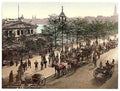 Vintage Jungfernsteig at 10 am Hamburg A4 Photo Print