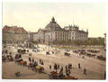 Vintage Justisplatz Munich Bavaria A4 Photo Print