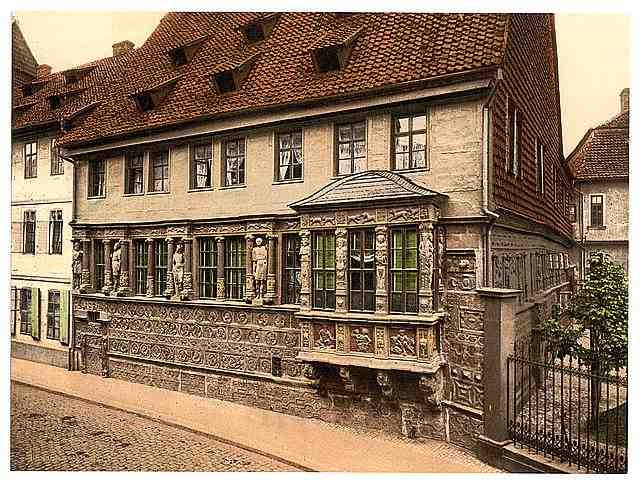 Vintage Kaiserhaus Hildesheim Hanover A4 Photo Print