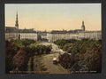 Vintage Kalkstrasse and the promenade Riga A4 Photo Print