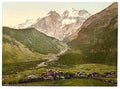 Vintage Kandersteg Bernese Oberland A4 Photo Print