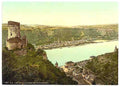 Vintage Katz Castle Goarshausen the Rhine A4 Photo Print